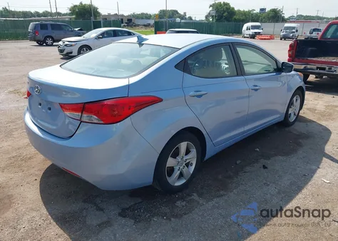 2012 Hyundai Elantra Gls (Ulsan Plant) from USA, damaged, VIN KMHDH4AE4CU312973